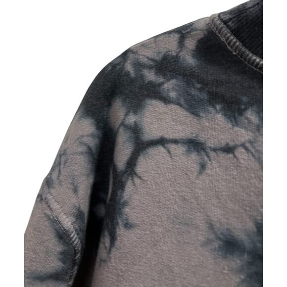 AC/DC Highway To a Hell thrashed tie dye band sweatshirt oversized sz S - Picture 4 of 5